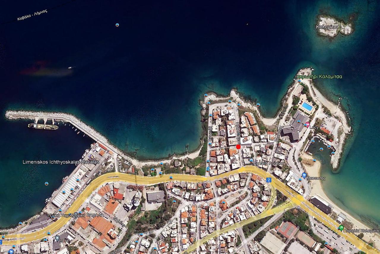 Urban Kalamitsa Beach Appartment Kavála Kültér fotó